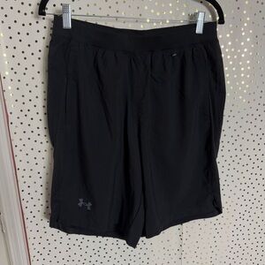 Under Armour Black Athletic Shorts Performance Fit